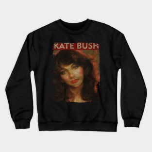 TEXTURE ART- Kate Bush - RETRO STYLE 3 Crewneck Sweatshirt